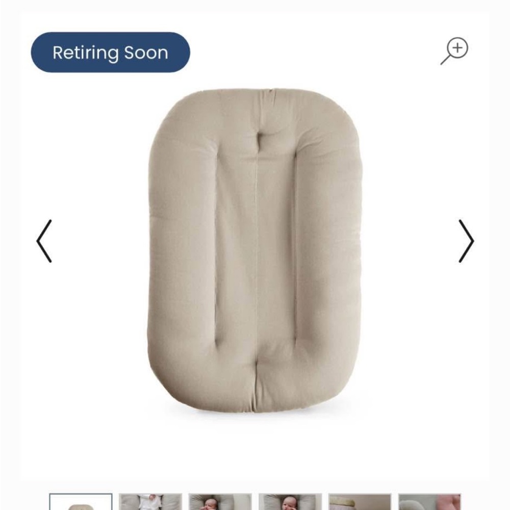 Snuggle me toddler lounger- Birch